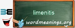 WordMeaning blackboard for limenitis
